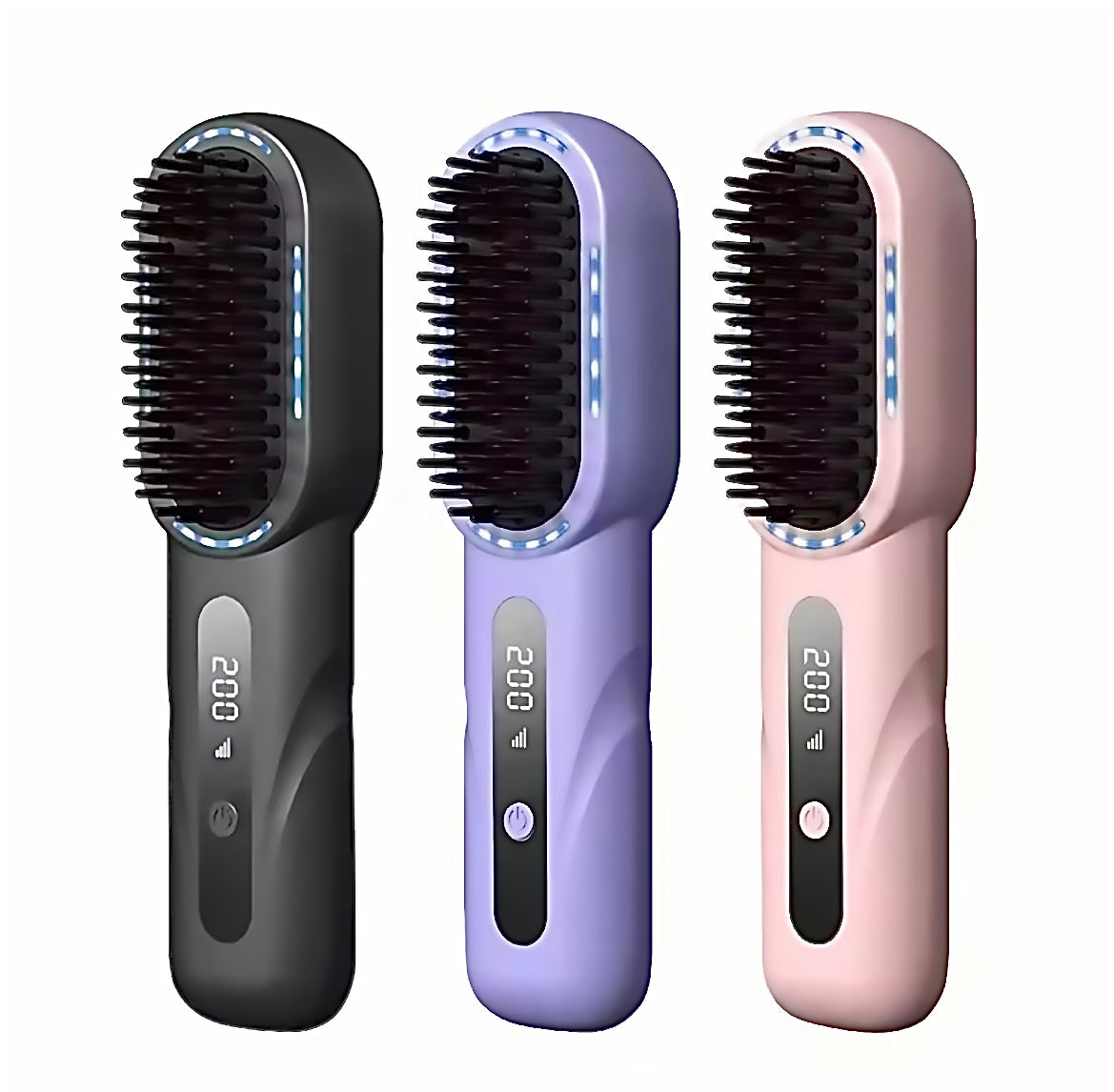 Portable Anti-Frizz Comb Hair Straightener