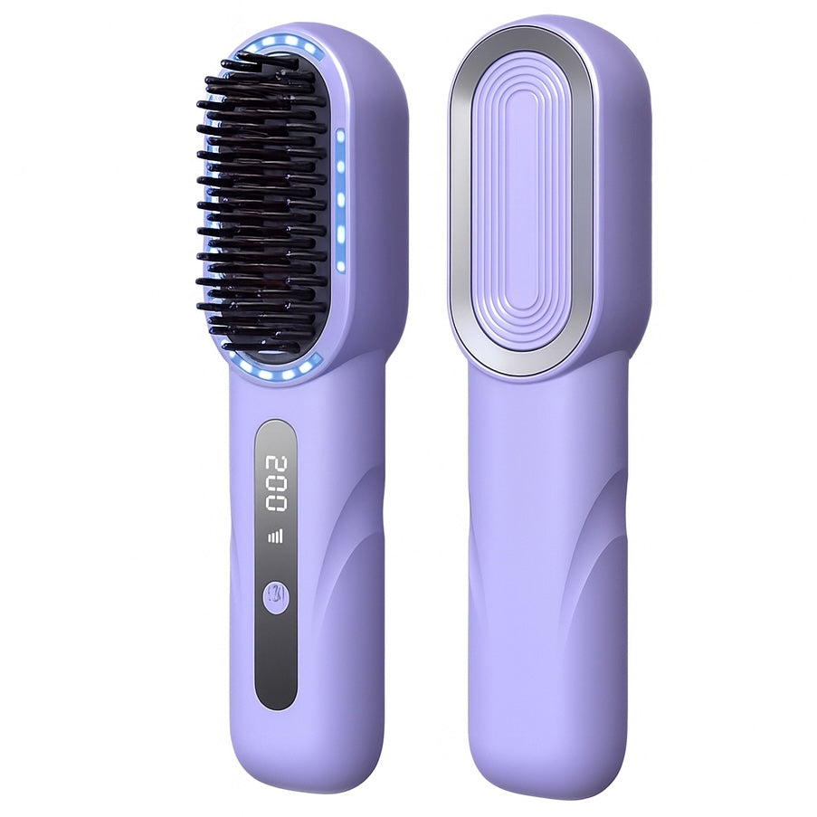 Portable Anti-Frizz Comb Straightener