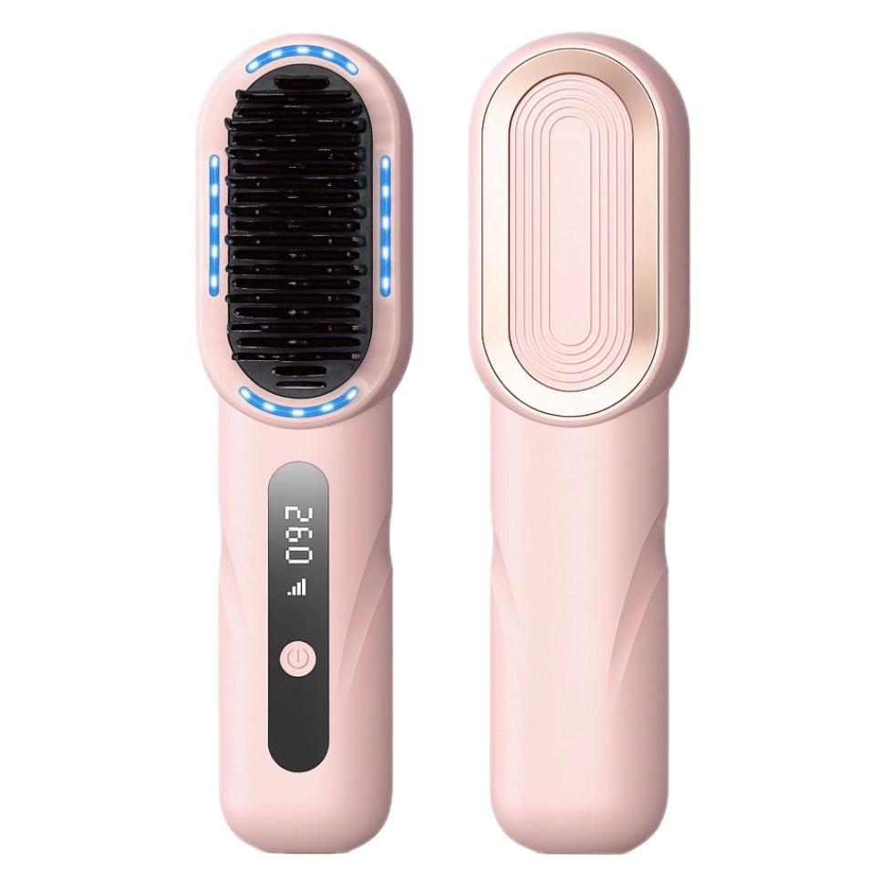 Portable Anti-Frizz Comb Straightener