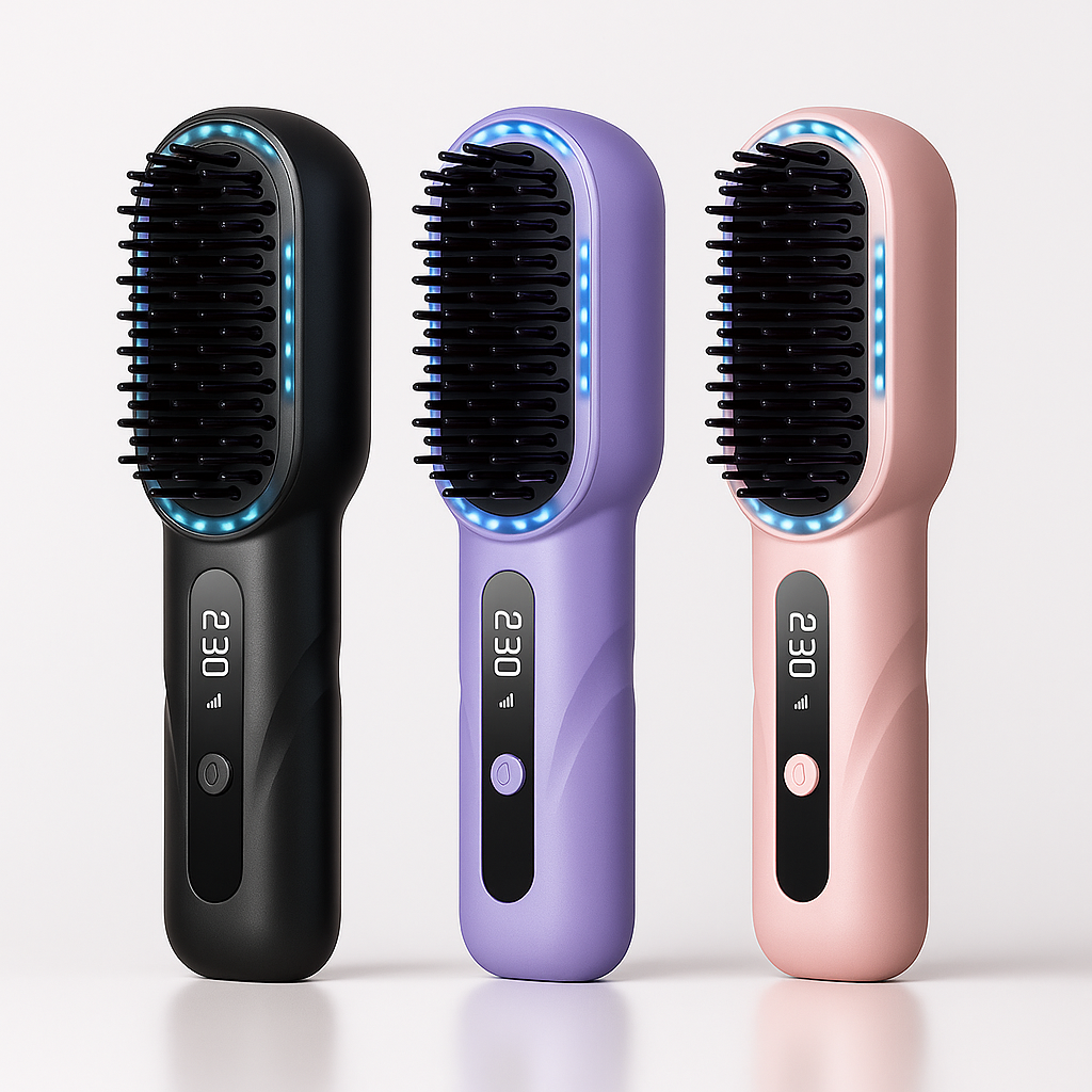 Portable Anti-Frizz Comb Straightener
