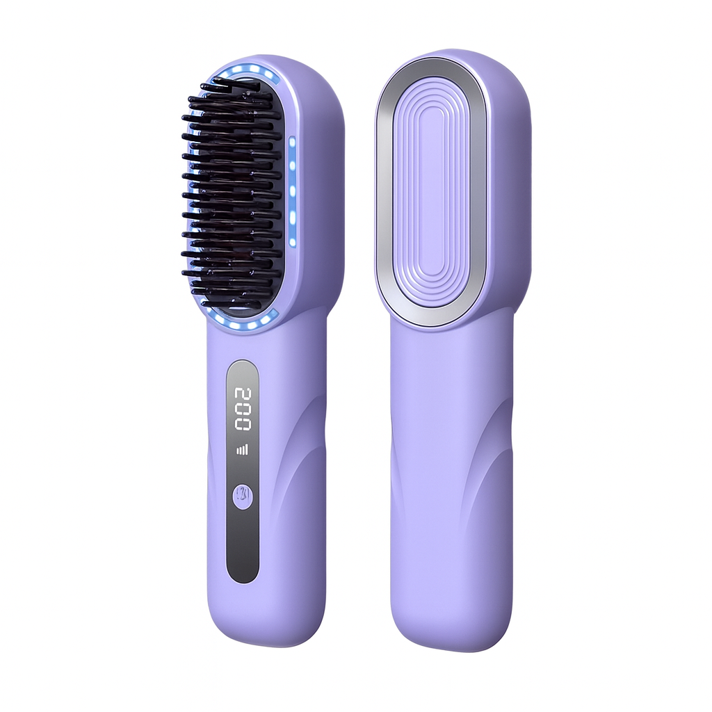Portable Anti-Frizz Comb Straightener