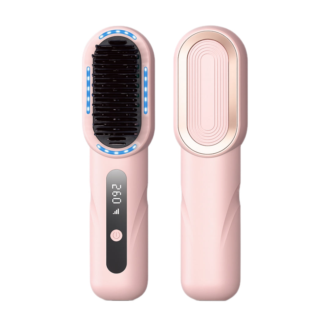 Portable Anti-Frizz Comb Straightener